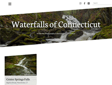 Tablet Screenshot of connecticutwaterfalls.com